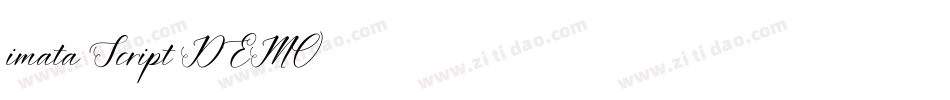 imata Script DEMO字体转换